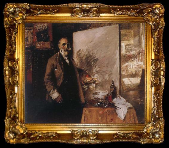framed  William Merritt Chase Self-Portrait, ta009-2